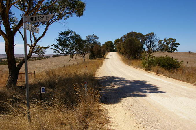 The Road Junction, clearly showing the new Jones Road Sign