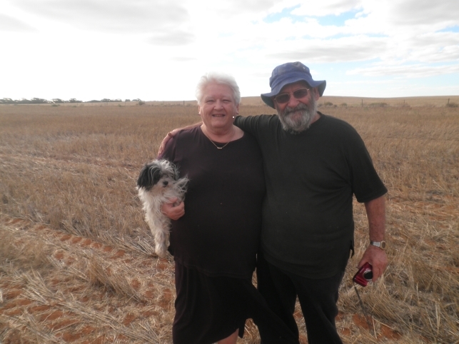 Gill and Jim at the confluence