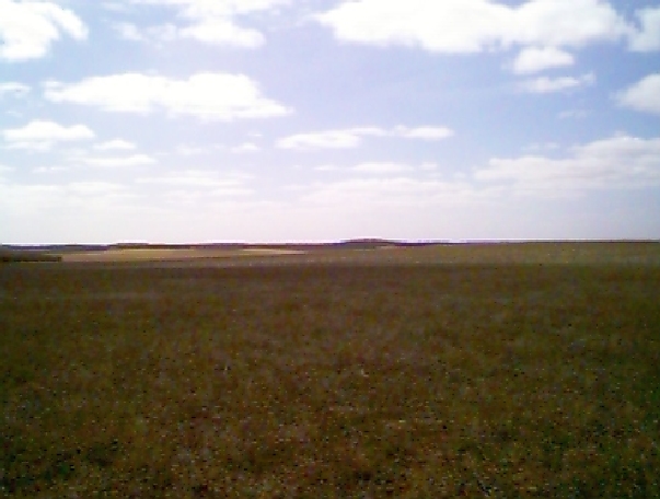 View east from the confluence