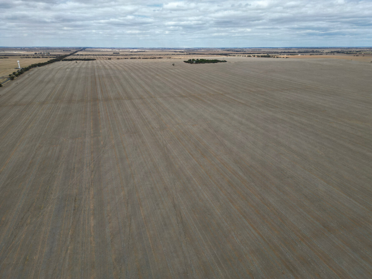 View East, from 120m above the point