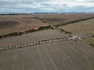 #11: View West, from 120m above the point