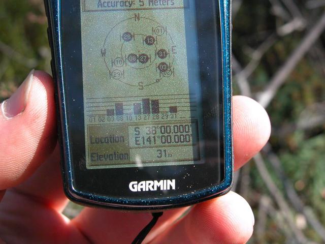 GPS 38°S 141°E