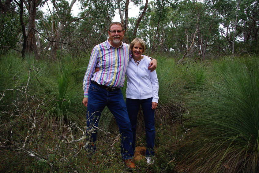 Stephen and Fiona at the Confluence