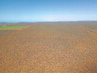 #9: View East, from 120m above the point