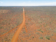 #10: View South (along Towera Road), from 120m above the point