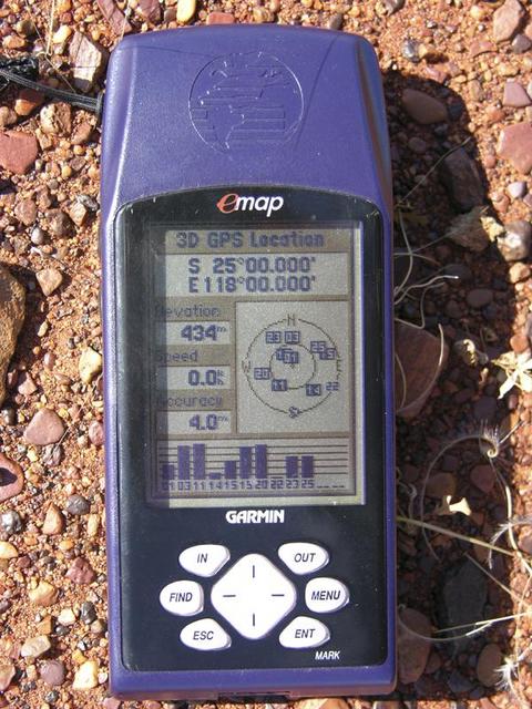 The GPS display