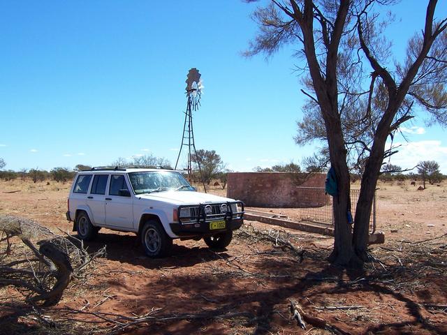 Our vehicle at Toolbar Mill.