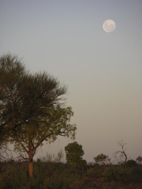 Moon rise over the confluence!