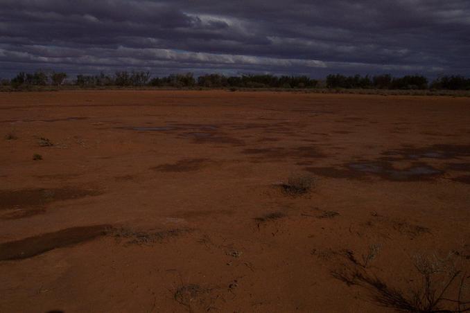 View looking south from the confluence