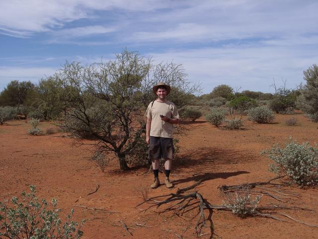 Standing on the confluence, south view