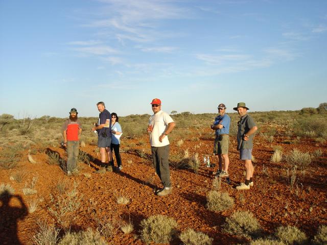 Group shot at confluence. Photo taken by Aaron