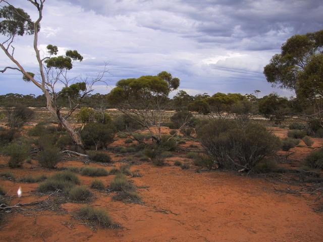 Landscape 2.5km west of the CP before the sun went down