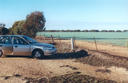 #3: Looking south - our car.