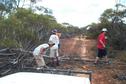 #2: Clearing the track so we can drive on.