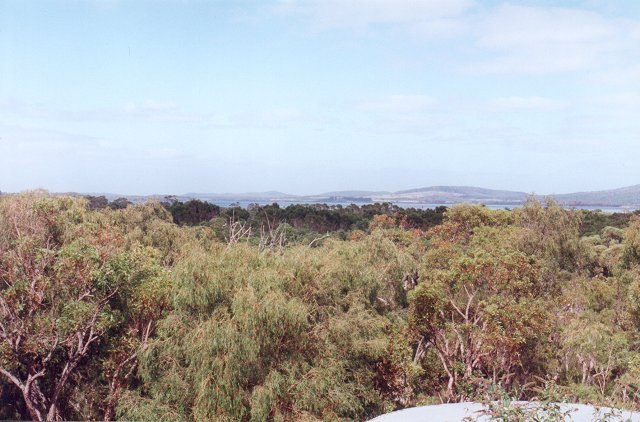 From the house again - looking further west over the Inlet.