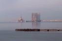 #3: Oilrigs in Caspian Sea S of Baku