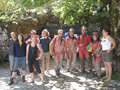 #9: Cavers of the camp in front of the Vjetrenica cave.