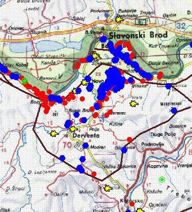 Part of the Mine Map with Confluence in the centre