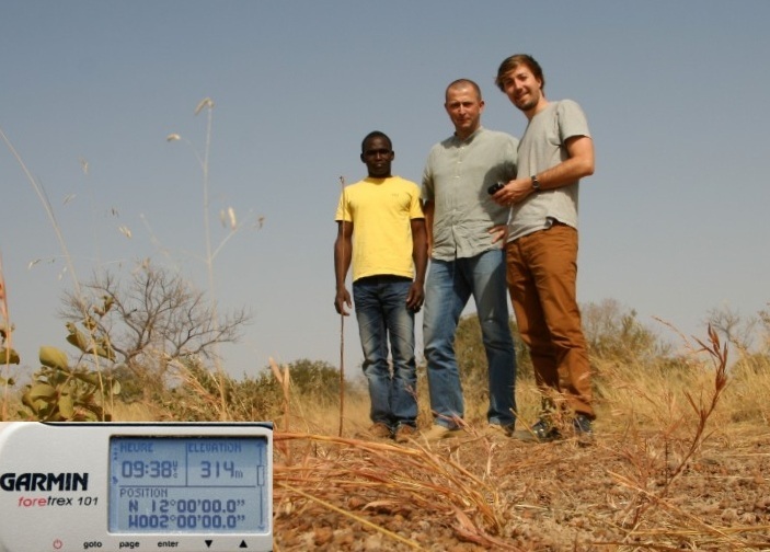 Jean-Luc, Bertrand, and Soumaila, our driver, on the point