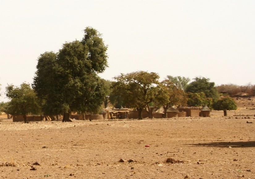 Small village close to the point