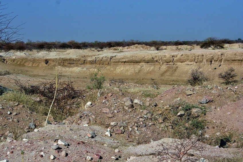 Quarry close to the point