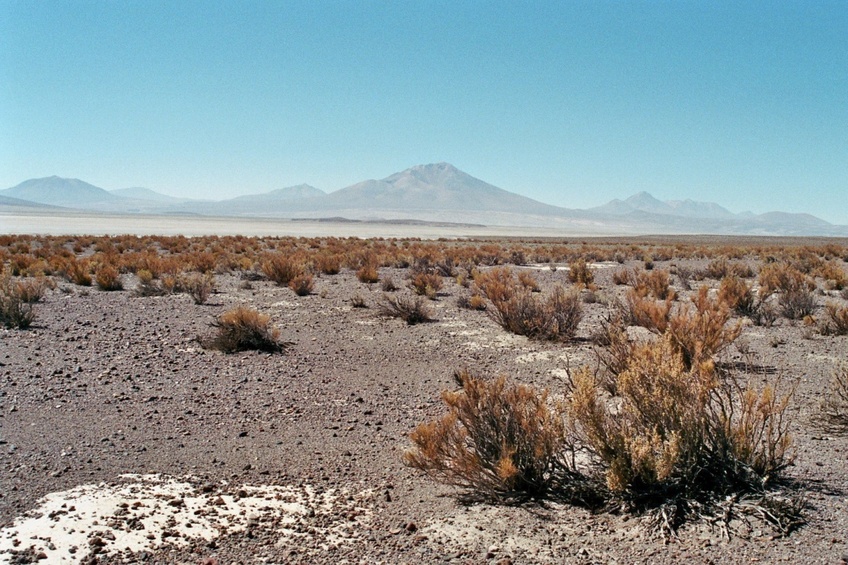 View south of the confluence area