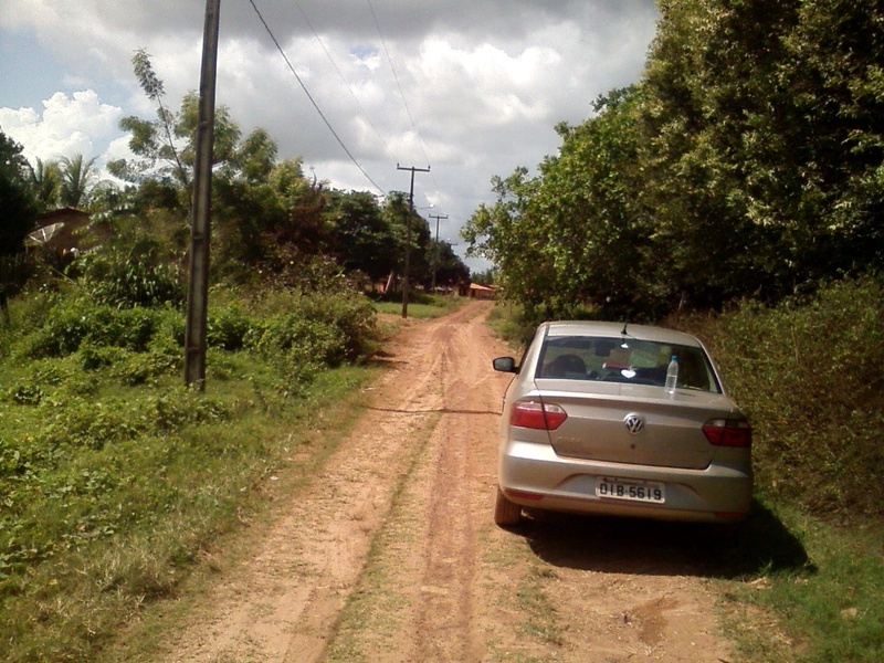 Paramos o carro 640 metros da confluência - we stopped the car 640 meters to the confluence