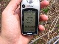 #5: GPS zerado, em cima da confluência. GPS at CP