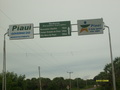 #10: Placas na Divisa. Road sign