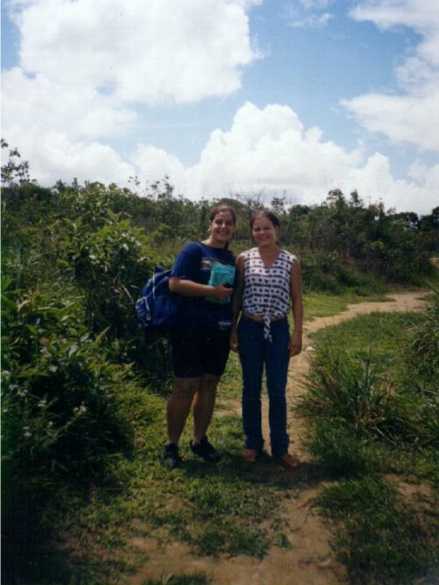 Carol and the daughter of the woman that helped us