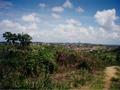 #2: At the confluence. You can see the track and houses in the backround