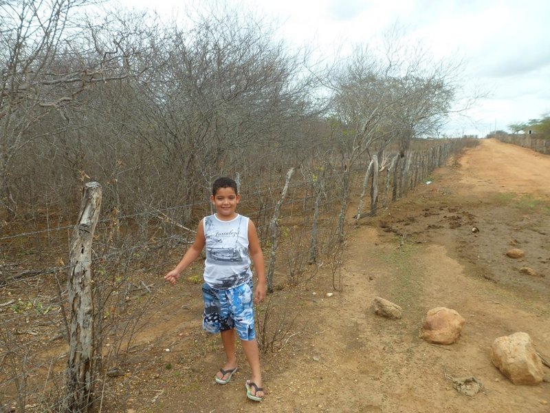 Meu filho na confluência - my son at the confluence