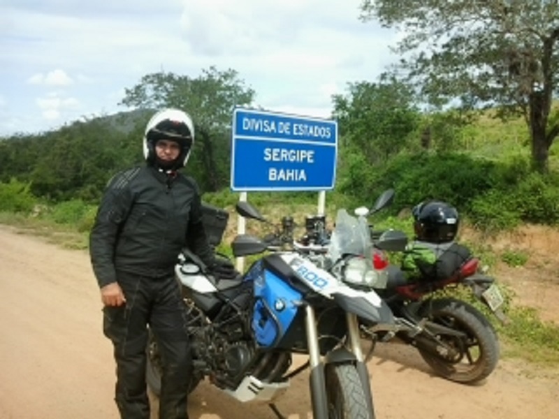 Divisa entre os estados de Bahia e Sergipe. Bahia and Sergipe border state