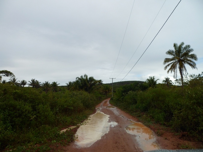 Resultado da chuva - due to the rain