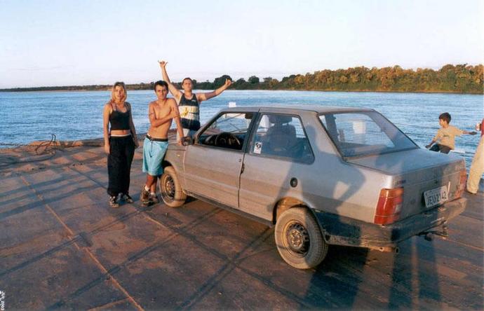 Going to the point by boat (Sao Francisco river)