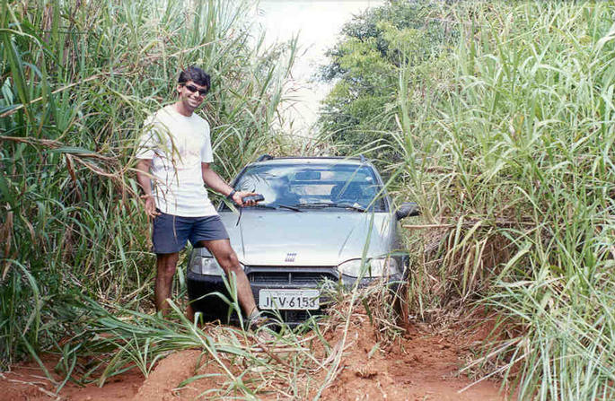 Fabio and his car.