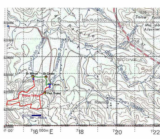 Confluence is at lower left cornner; we started from carro (car), clockwise.