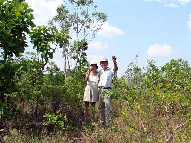 The visitors: Eduardo and Setsuko