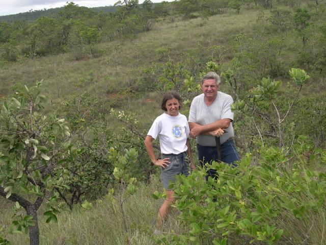 Lis and Endre near confluence place