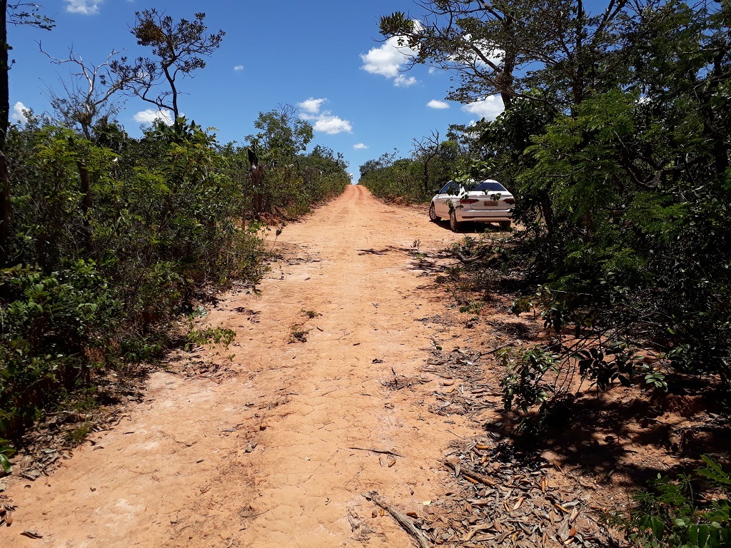 Parei o carro a 1.450 metros da confluência - I stopped the car 1,450 meters to the confluence