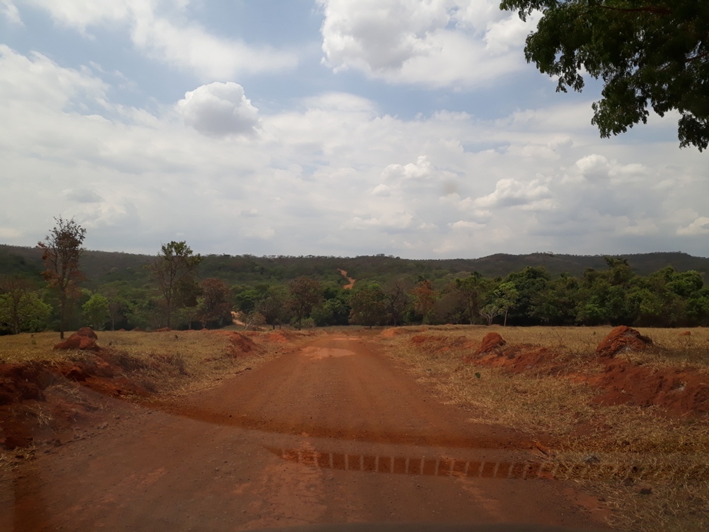 Trecho em estrada de terra - leg in dirt road