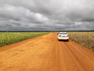 #11: Estrada que dá acesso à confluência - road that goes to the confluence