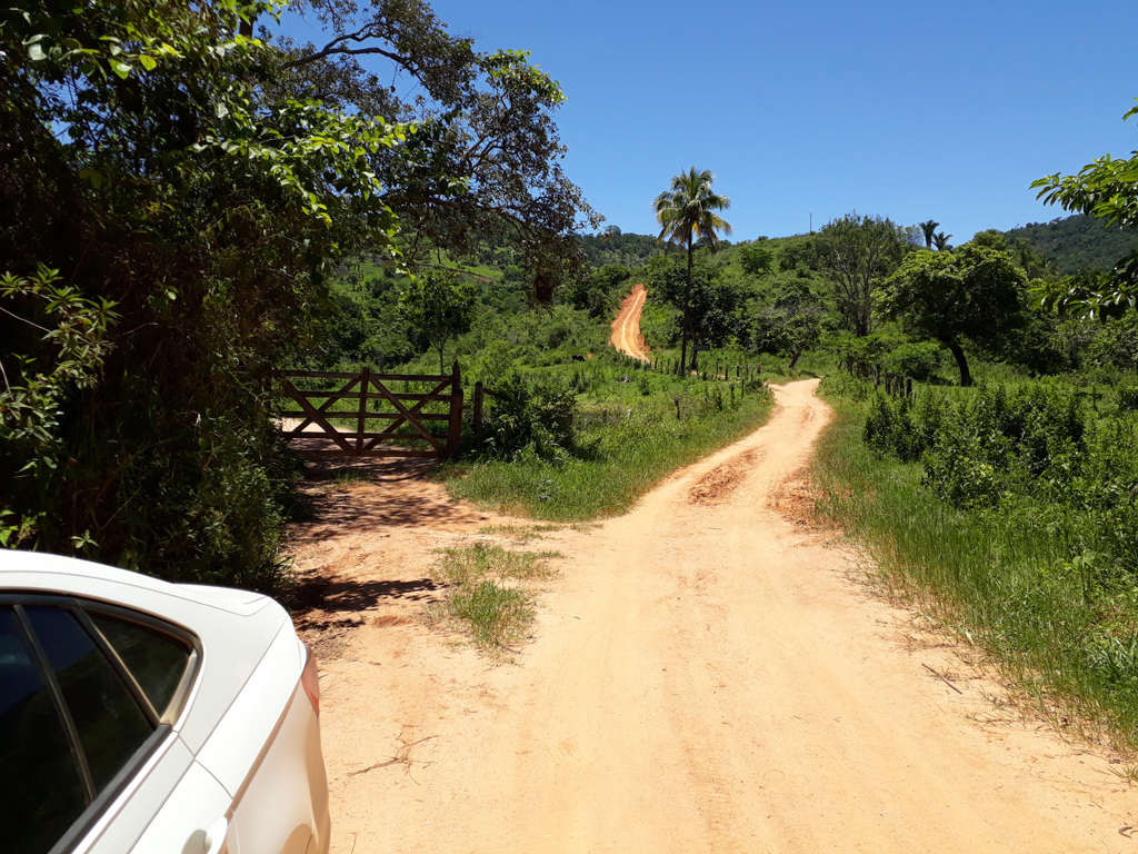 Início da caminhada - beginning of hike