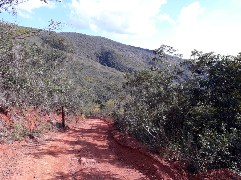 Descendo a montanha - descending the mountain