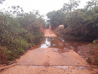 #8: Passagem molhada, km 28,5 do trecho em estrada de terra - wet passage, km 28.5 of dirt road leg