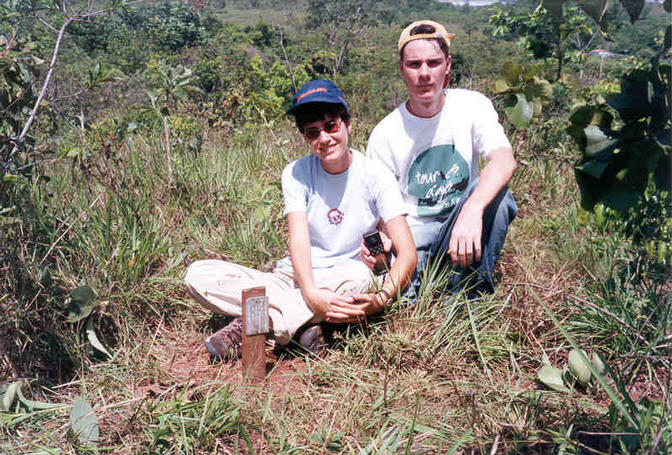 Kelly and Fernando at confluence