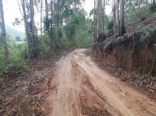 #1: Estrada que dá acesso à confluência - road that accesses the confluence