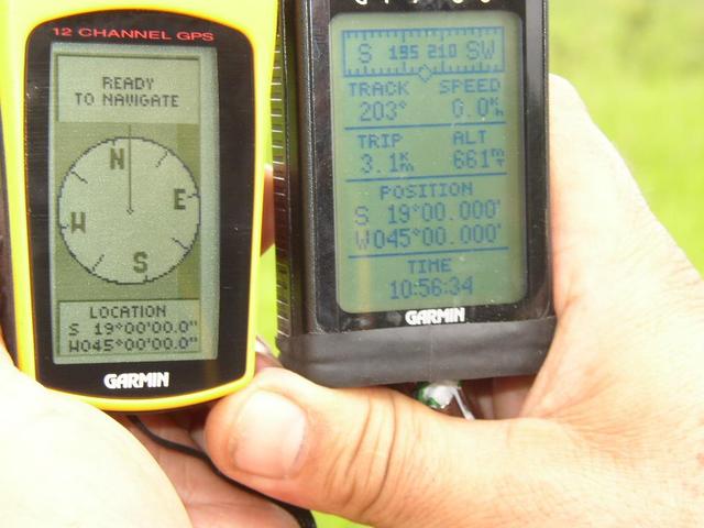 GPS zerados.