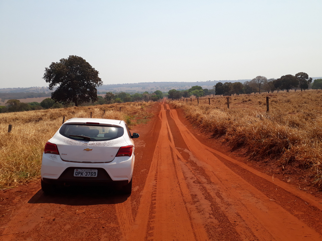 Parei o carro a 1.950 metros da confluência - I stopped the car 1,950 meters to the confluence