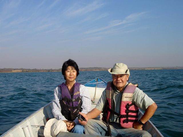 Setsuko and Eduardo close to confluence